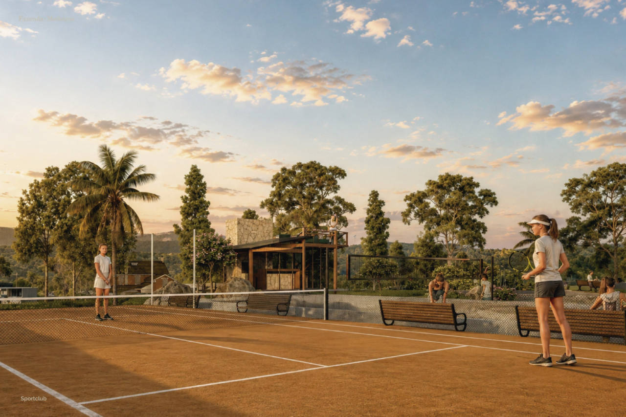 Quadra de tênis do sportclub